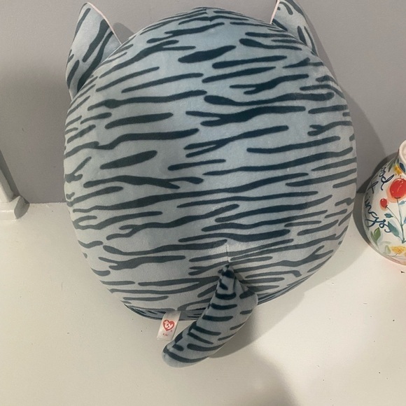 TY Squish-A-Boo KiKi Gray Striped Cat - Picture 5 of 6